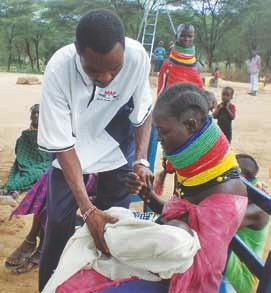 Women empowerment, food aid, borehole construction Image 5