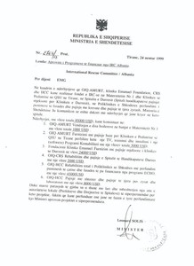 Emergency aid for 3000 Kosovar refugees in Tirana Image 8