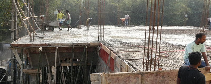 Errichtung eines Kinderheims in Sakraili, Bihar Bild 1
